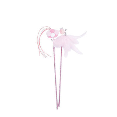 M-Pets Mooncat Interactive Feather Wand Set Pink 2-Pack 40cm