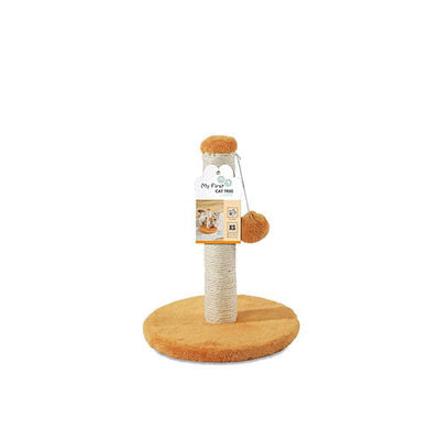 M-Pets My First Cat Scratching Post with Pom-Pom Orange 30cm