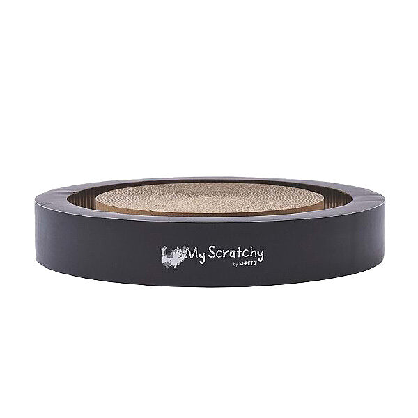 M-Pets My Scratchy Milwaukee Cat Scratching Cardboard Black