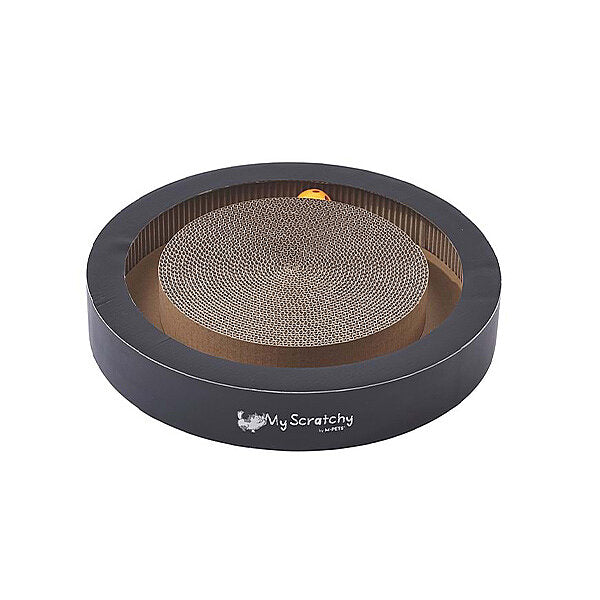 M-Pets My Scratchy Milwaukee Cat Scratching Cardboard Black
