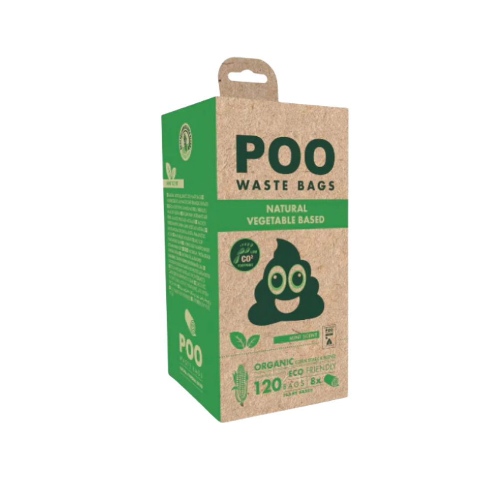 M-Pets Mint Scented Pet Waste Bags Leak-Proof 120 Count