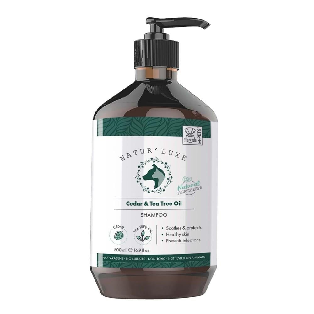 M-Pets Naturluxe Cedarwood & Tea Tree Dog Shampoo 500 ml