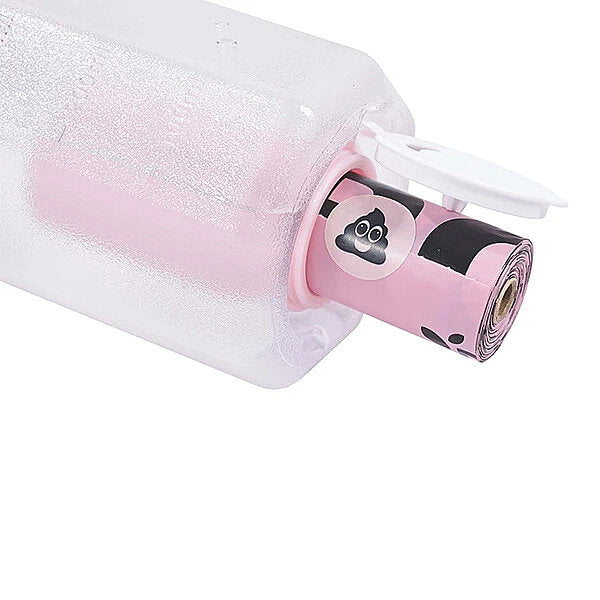 M-Pets On The Road 3-in-1 Dog Travel Container Pink 600ml