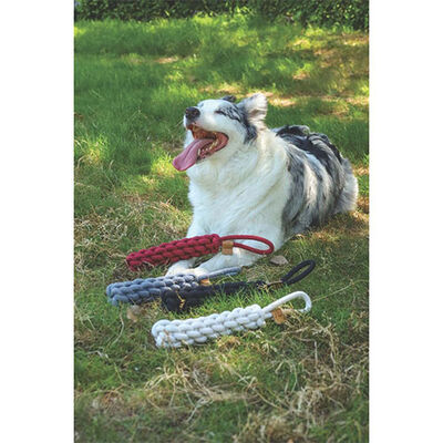 M-Pets COTO Red Loop Bar Cotton Rope Dog Toy 34 cm
