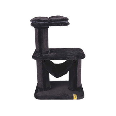 M-Pets Panther Premium Relax Multi-Level Cat Tree Black 98cm