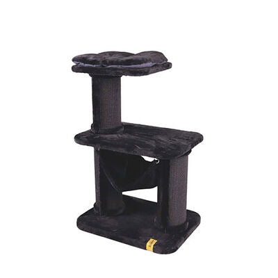 M-Pets Panther Premium Relax Multi-Level Cat Tree Black 98cm
