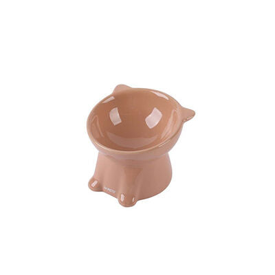 M-Pets Mao Miao Ceramic Elevated Cat Bowl for Comfort 200ml