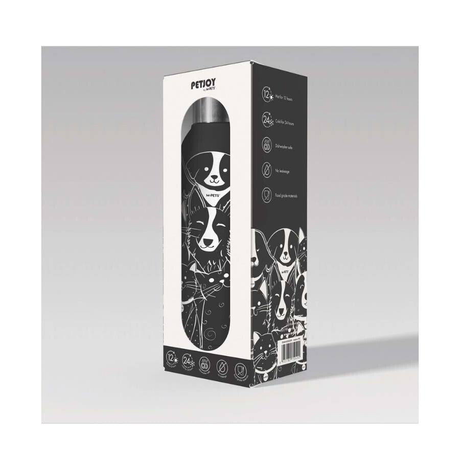 M-Pets Petjoy Purrfect Insulated Stainless Steel Thermos 500ml