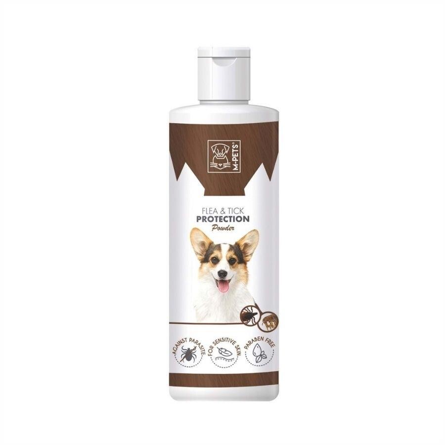 M-Pets Flea & Tick Protection Dog Powder Shampoo 200g