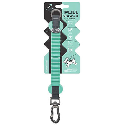 M-Pets Pull Power Shock Absorbing Dog Leash Extension Green 25cm
