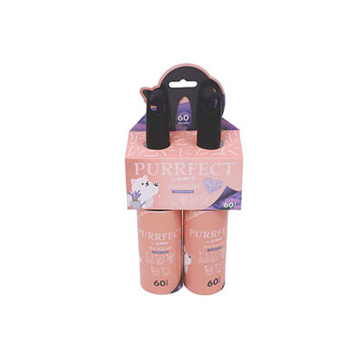 M-Pets Purrfect Lavender Scented Lint Roller 2x60 Sheets