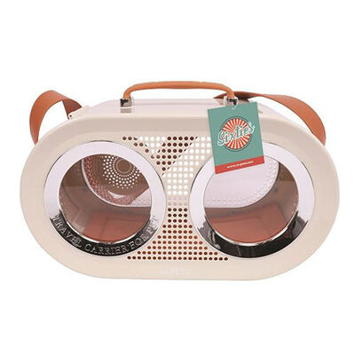 M-Pets Radio Pet Carrier Stylish Travel Bag White 50x23x31 cm