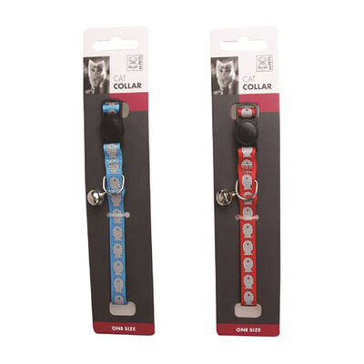 M-Pets Reflective Bell Cat Collar, Adjustable