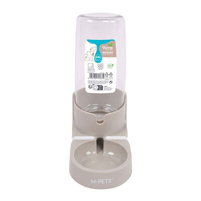 M-Pets Refresh Water Dispenser for Cats & Dogs Beige 850 ml