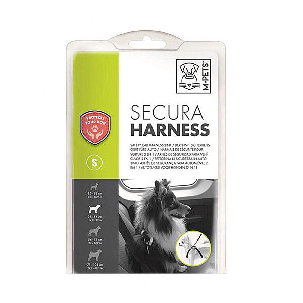 M-Pets Secura 2-in-1 Safety Dog Harness Small 38-56 cm