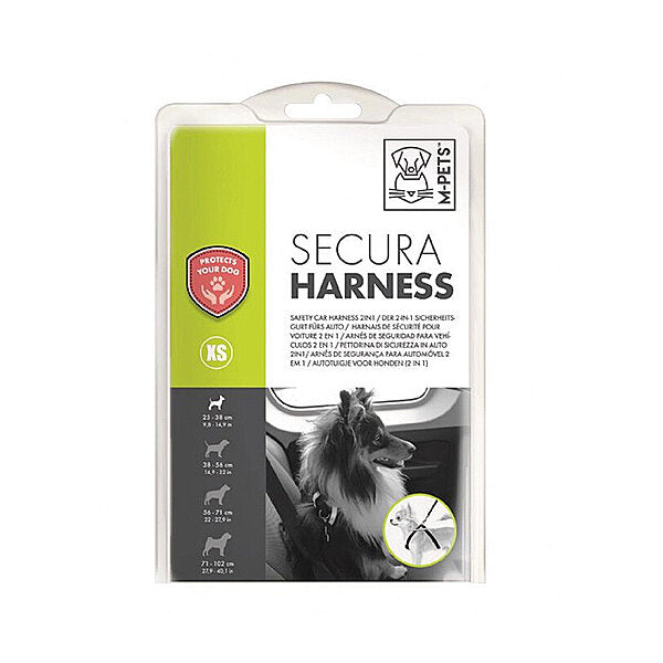 M-Pets Secura 2-in-1 Safety Dog Harness for Travel XS