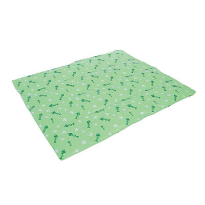 M-Pets Cooling Dog Mat Self-Cooling Aluminum Layer Green 40x50 cm