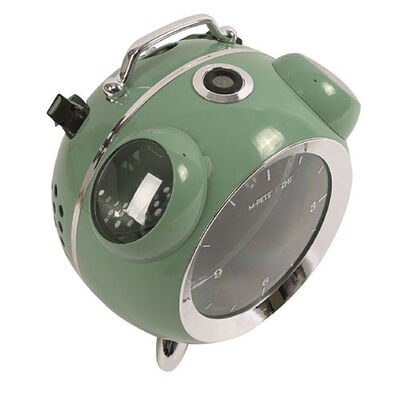 M-Pets Sixties Clock Pet Carrier for Cats & Small Dogs Green 40x44x26cm
