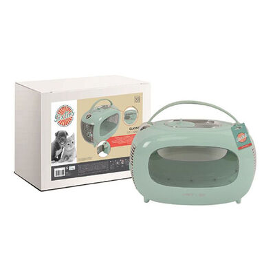 M-Pets Sixties Classic Pet Carrier for Cats and Small Dogs 48x29x30cm