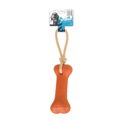 M-Pets Splash Bones Floating Rope Dog Toy Orange 43x8x5 cm