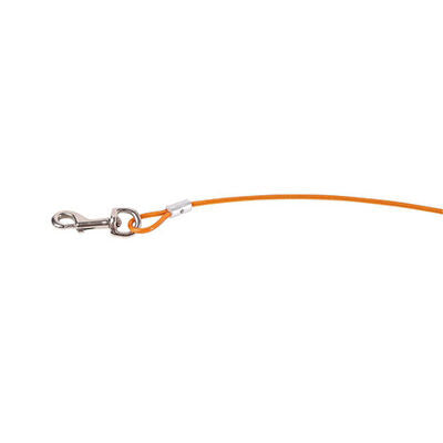 M-Pets Strong Garden Tie-Out Cable High Visibility Orange 4.5m