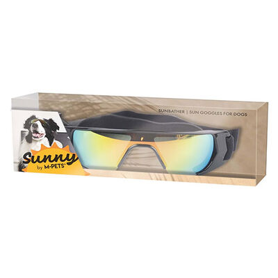 M-Pets Sunny Sunbather Dog Goggles UV Protection Black 15.2x4.9 cm