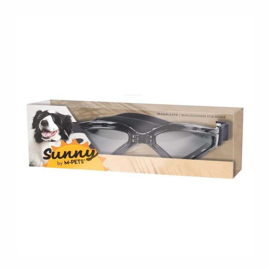 M-Pets Sunny Trailblazer Dog Goggles UV Protection Black