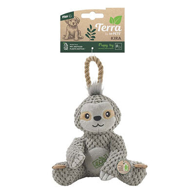 M-Pets Terra Eco Kira Puppy Plush Toy Recycled Fabric 16 cm