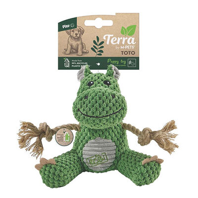 M-Pets Terra Eco Toto Recycled Plush Puppy Toy 17 cm