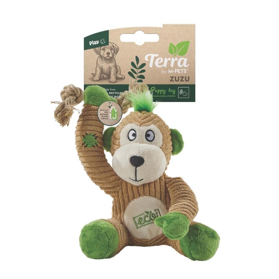 M-Pets Terra Eco Zuzu Puppy Toy Eco-Friendly Plush 17cm