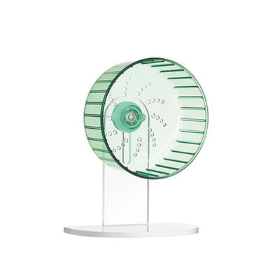 M-Pets Turbo Training Hamster Wheel Silent Green Exercise 19-24cm