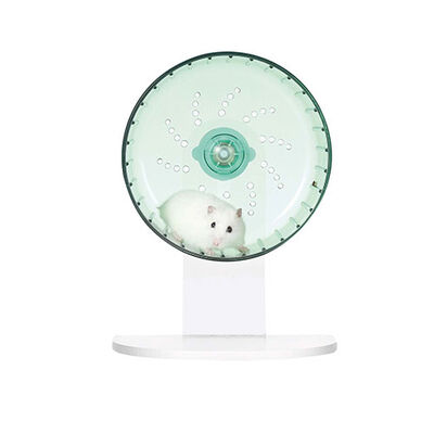 M-Pets Turbo Training Hamster Wheel Silent Green Exercise 19-24cm