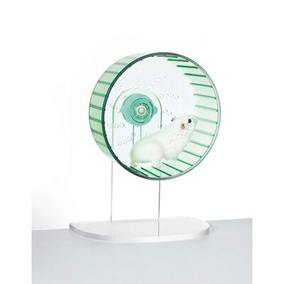 M-Pets Turbo Training Hamster Wheel Silent Green Exercise 19-24cm