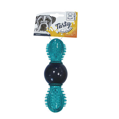 M-Pets Uranus Rubber Dog Toy with Reward Compartment Blue 16.5x6x6 cm