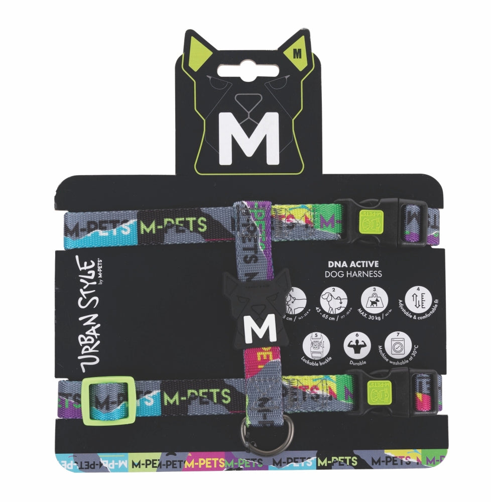 M-Pets Urban Style DNA Active Dog Harness Medium