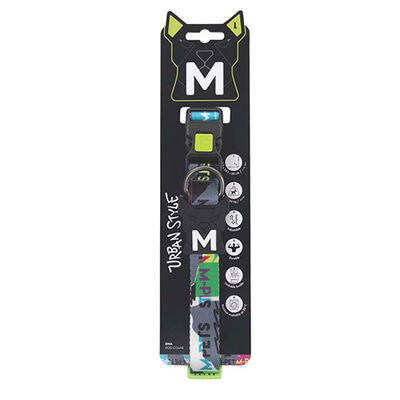 M-Pets Urban Style DNA Adjustable Dog Collar Large 38-66 cm