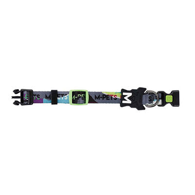 M-Pets Urban Style DNA Adjustable Dog Collar Medium 30.5-50.8 cm