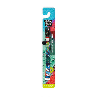 M-Pets Urban Style Freestyle Adjustable Cat Collar with Bell