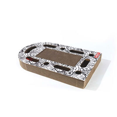M-Pets Urban Style Freestyle Cardboard Cat Scratcher 50x30 cm