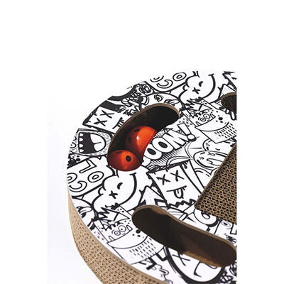 M-Pets Urban Style Freestyle Cardboard Cat Scratcher 50x30 cm