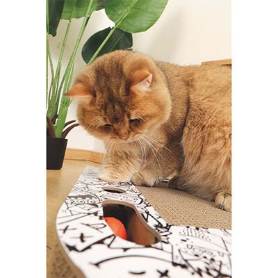 M-Pets Urban Style Freestyle Cardboard Cat Scratcher 50x30 cm