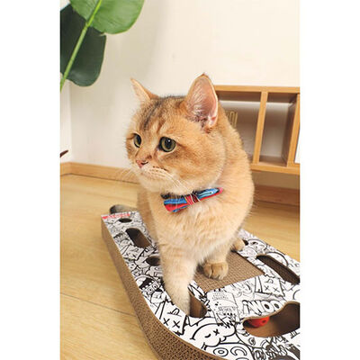 M-Pets Urban Style Freestyle Cardboard Cat Scratcher 50x30 cm