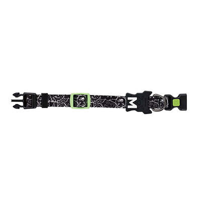 M-Pets Urban Style Freestyle Dog Collar Black & White Small