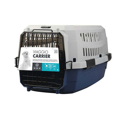 M-Pets Viaggio IATA Pet Carrier Blue & Grey 68x47.6x42 cm