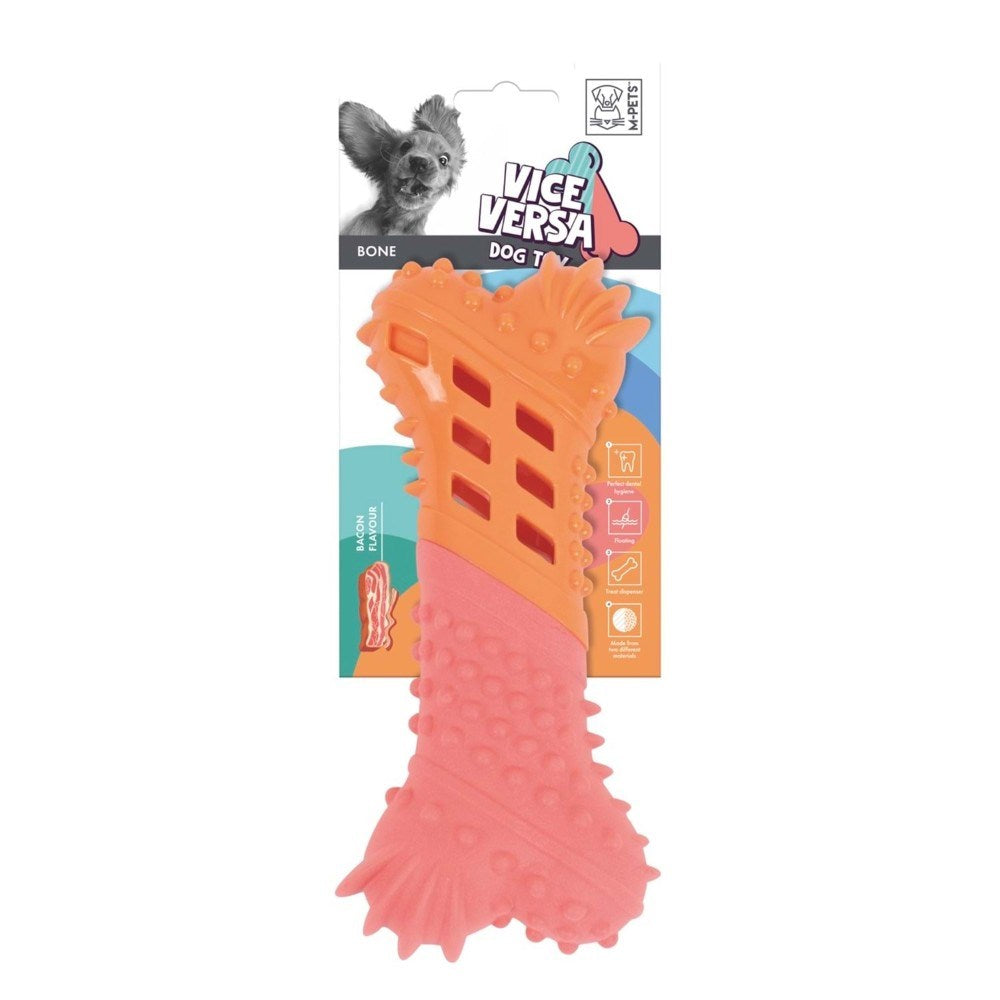 M-Pets Vice Versa Bone Meat Scented Floating Dog Toy 22cm