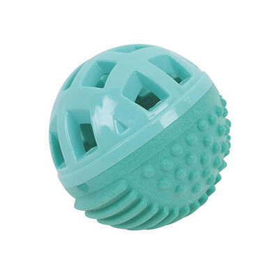 M-Pets Vice Versa Beef Scented Dual-Texture Dog Ball 8.38 cm