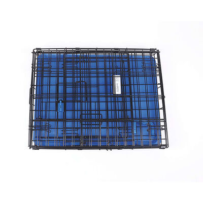M-Pets Voyager 2-Door Dog Crate Foldable Blue Medium 76x48x53cm