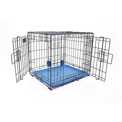 M-Pets Voyager 2-Door XXL Dog Crate Blue 122x76x84 cm