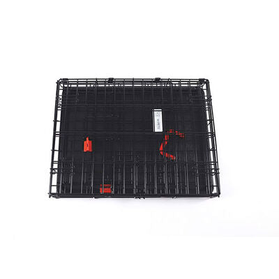 M-Pets Voyager 2-Door Wheeled Dog Crate XLarge Black 106cm