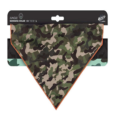 M-Pets Wild Jungle Bandana Collar for Large Dogs 23x17.5 cm